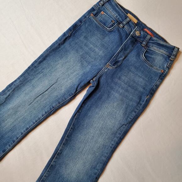 Anthropologie Pilcro Women's Size 25 The Icon Flare Jeans Blue - Picture 1 of 10